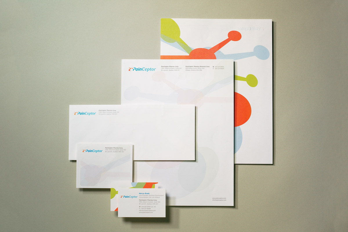 Painceptor Corporate Identity Package Impagination Inc.